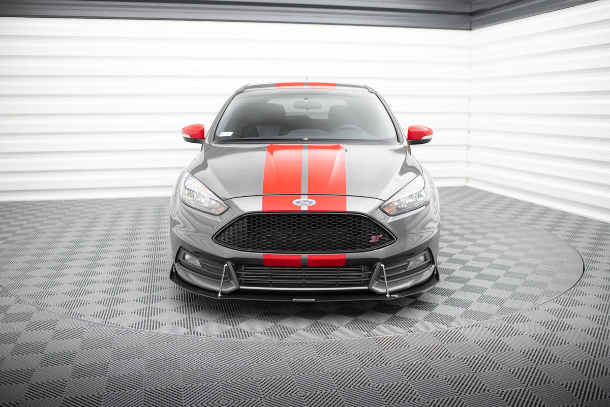 Racing Front Splitter V.2 suitable for Ford Focus ST Mk3 FL