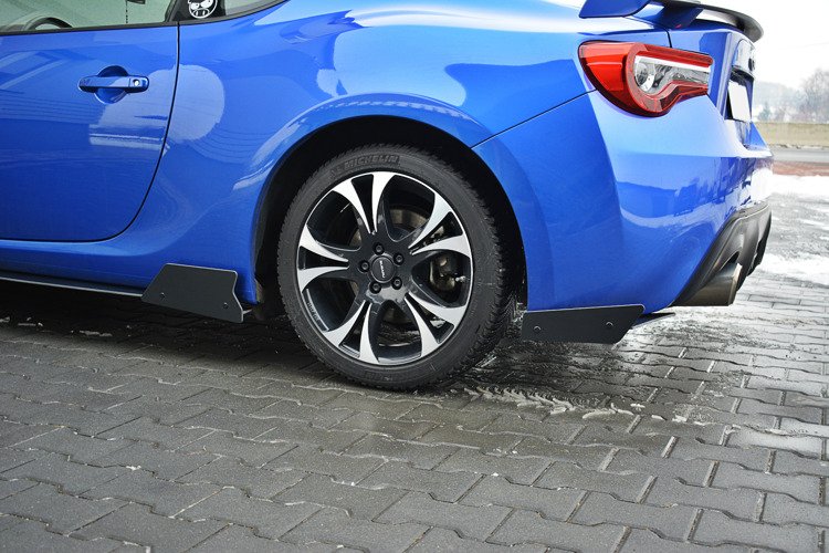 Racing Rear Side Splitters suitable for Subaru BRZ Mk1 / Mk1 Facelift