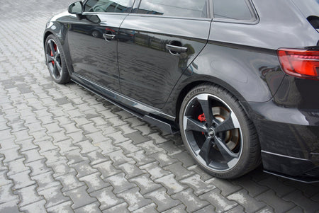 Racing Side Skirts Diffusers V.2 suitable for Audi RS3 Sportback 8V Facelift