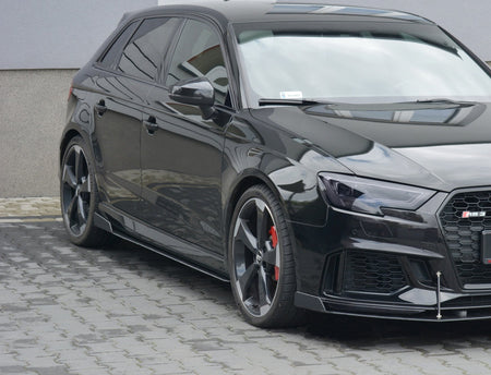 Racing Side Skirts Diffusers V.2 suitable for Audi RS3 Sportback 8V Facelift