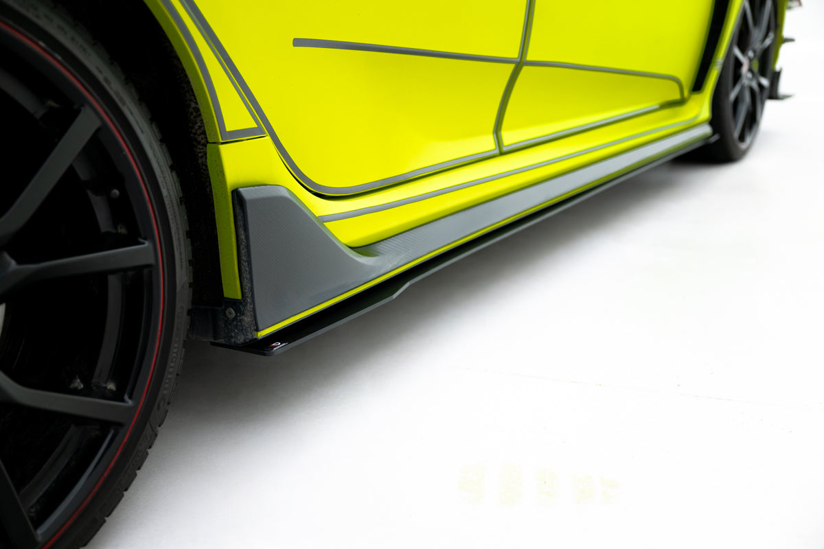 Racing Side Skirts Diffusers suitable for Honda Civic Type-R Mk10 / Mk10 Facelift