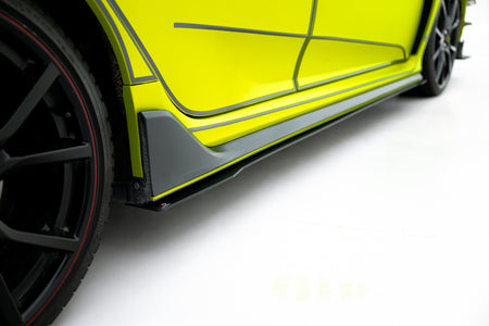 Racing Side Skirts Diffusers suitable for Honda Civic Type-R Mk10 / Mk10 Facelift