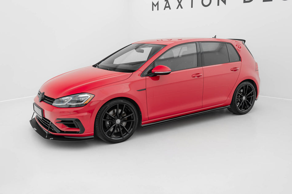 Racing Side Skirts Diffusers suitable for VW Golf 7 R / R-Line Facelift