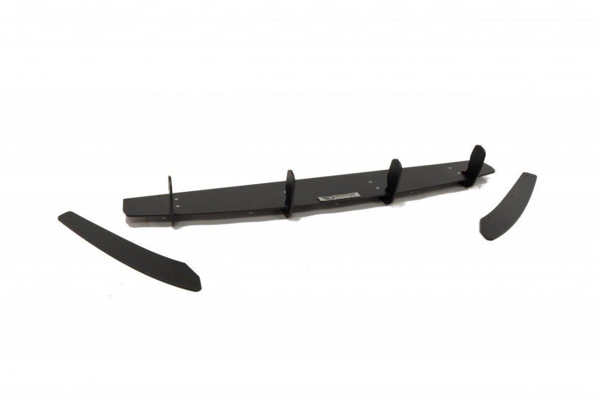 Rear Diffuser & Rear Side Splitters suitable for Audi A6 S-Line Sedan / Avant C7 (exhaust 2x1)