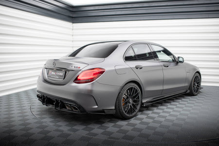 Rear Side Flaps suitable for Mercedes-AMG C63 Sedan / Estate W205 Facelift