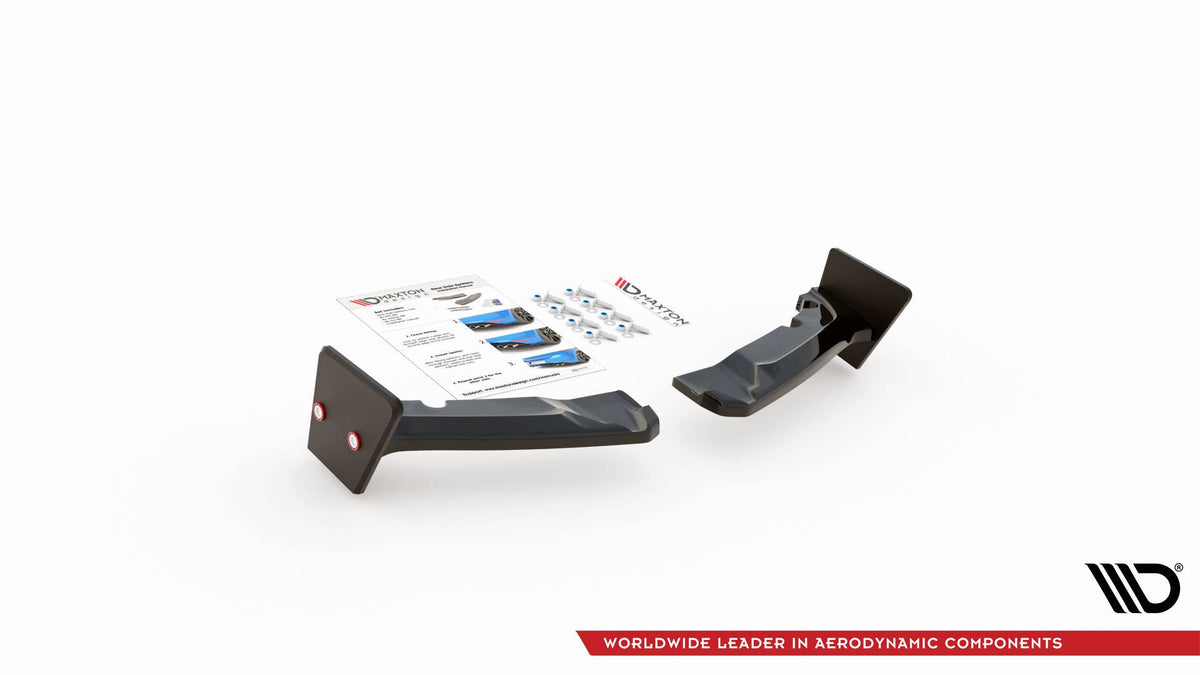 Rear Side Splitters + Flaps V.4 suitable for Toyota GR Yaris Mk4