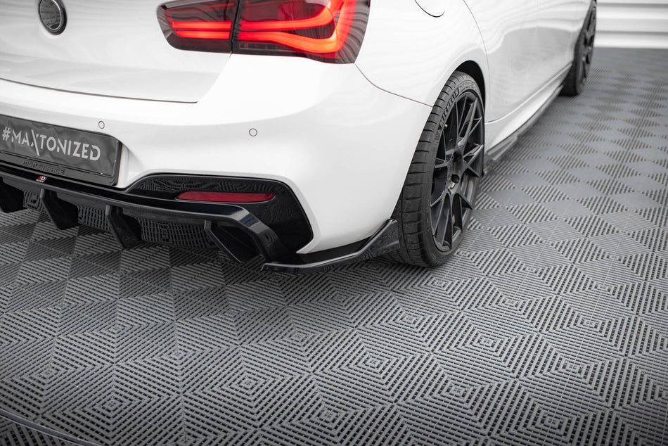 Rear Side Splitters (For rear valance V.3) suitable for BMW 1 M-Pack / M140i F20 Facelift