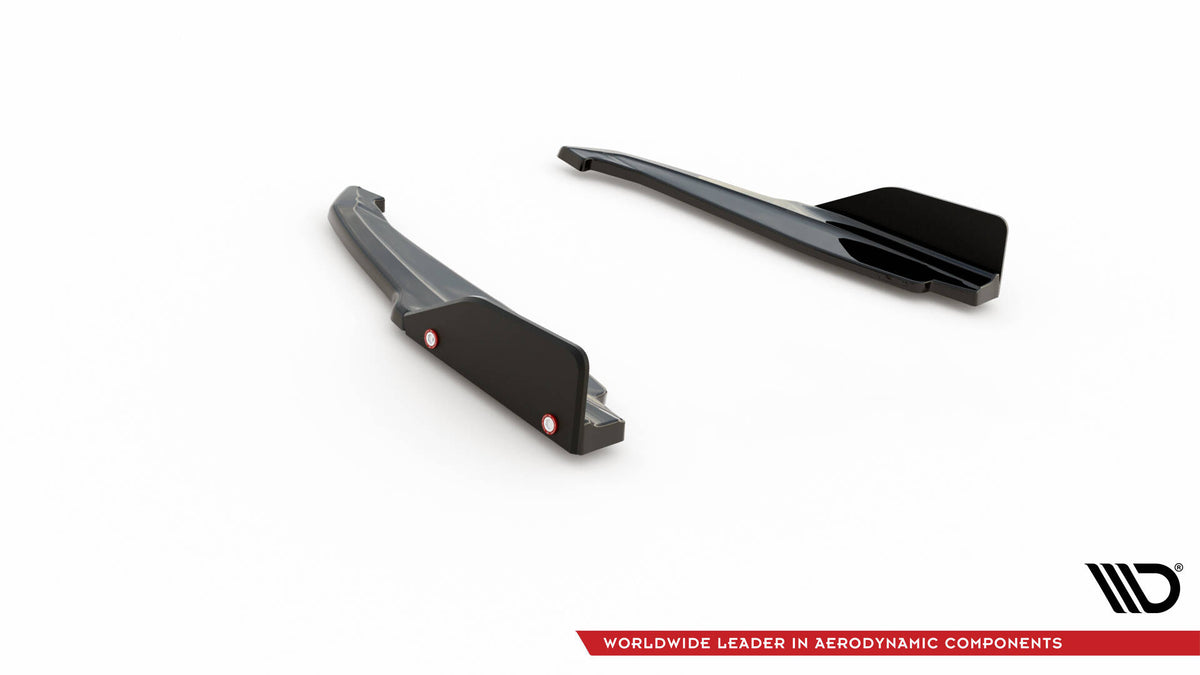 Rear Side Splitters V.1 + Flaps suitable for BMW M8  Gran Coupe F93