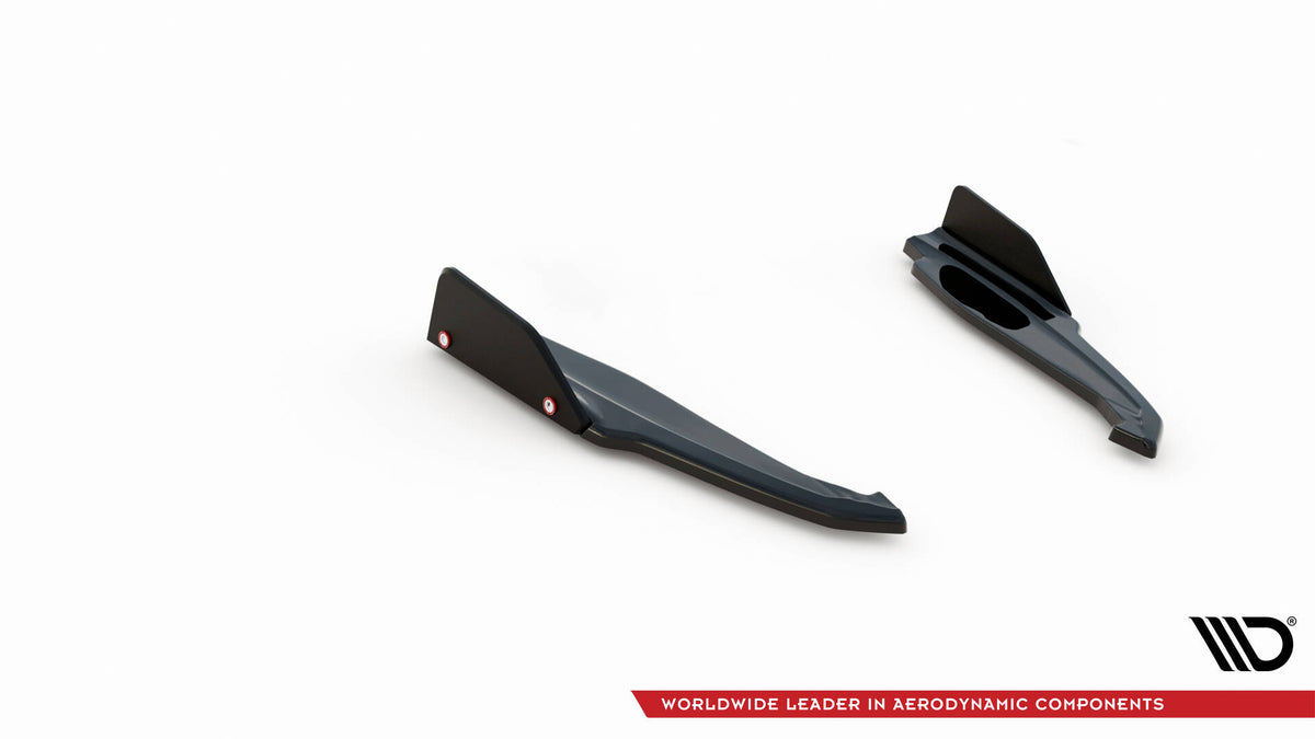 Rear Side Splitters V.1 + Flaps suitable for BMW M8  Gran Coupe F93