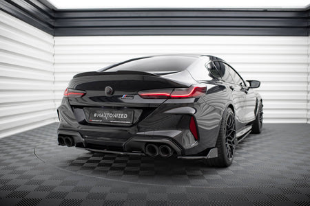 Rear Side Splitters V.1 + Flaps suitable for BMW M8  Gran Coupe F93