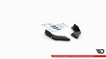 Rear Side Splitters V.1 + Flaps suitable for Volkswagen Golf GTI Clubsport Mk8