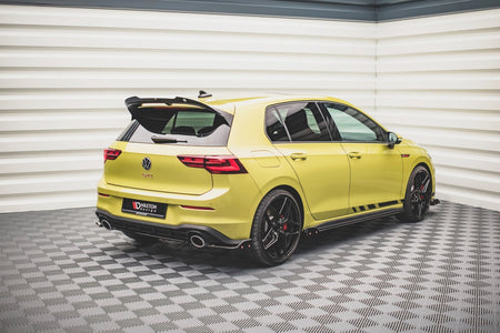 Rear Side Splitters V.1 + Flaps suitable for Volkswagen Golf GTI Clubsport Mk8