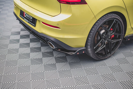 Rear Side Splitters V.1 + Flaps suitable for Volkswagen Golf GTI Clubsport Mk8