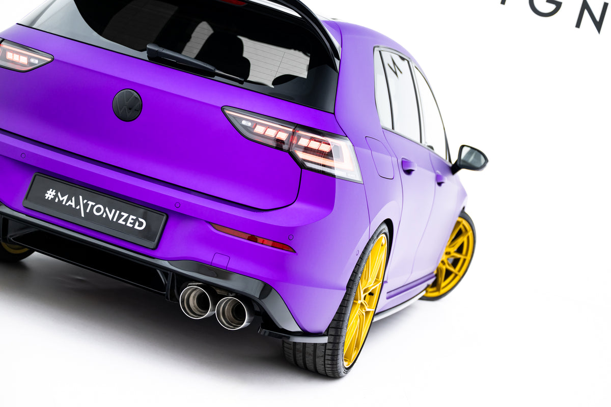 Rear Side Splitters V.1 for suitable for Volkswagen Golf R Hatchback Mk8 Facelift