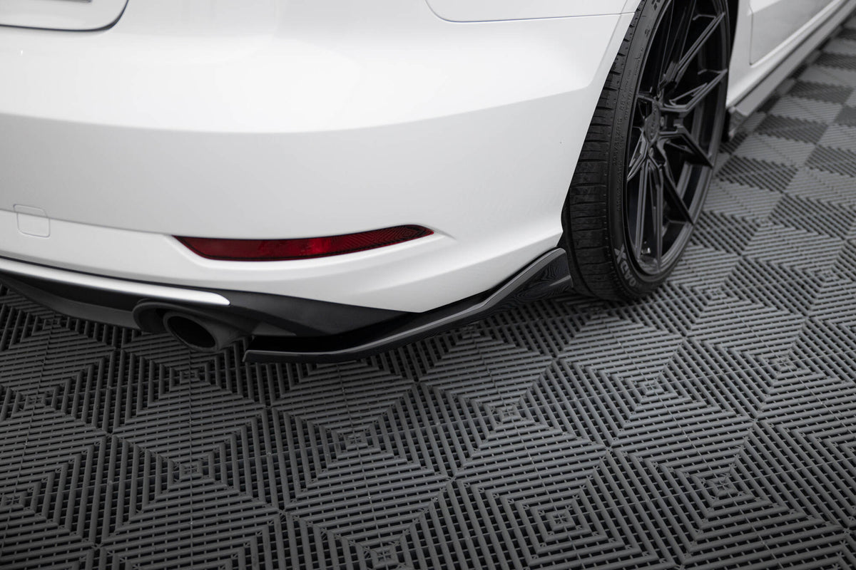 Rear Side Splitters V.1 suitable for Audi A3 Sedan 8V Facelift