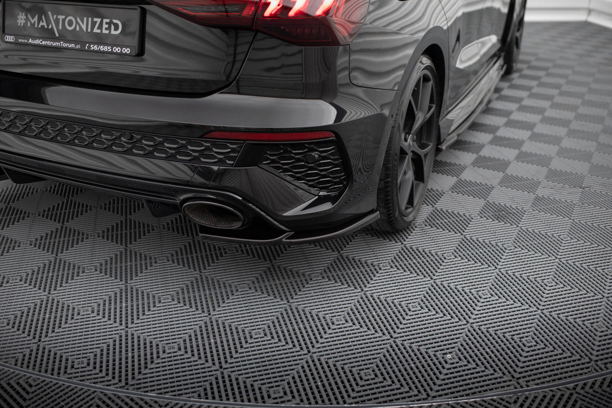 Rear Side Splitters V.1 suitable for Audi RS3 Sportback 8Y