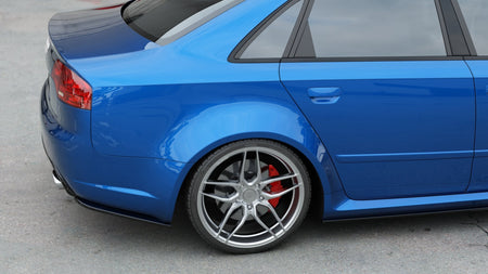 Rear Side Splitters V.1 suitable for Audi RS4 Sedan B7