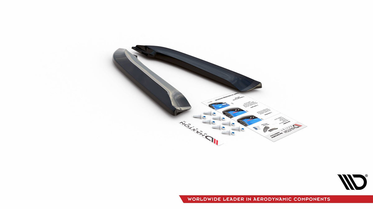 Rear Side Splitters V.1 suitable for Audi RS4 Sedan B7