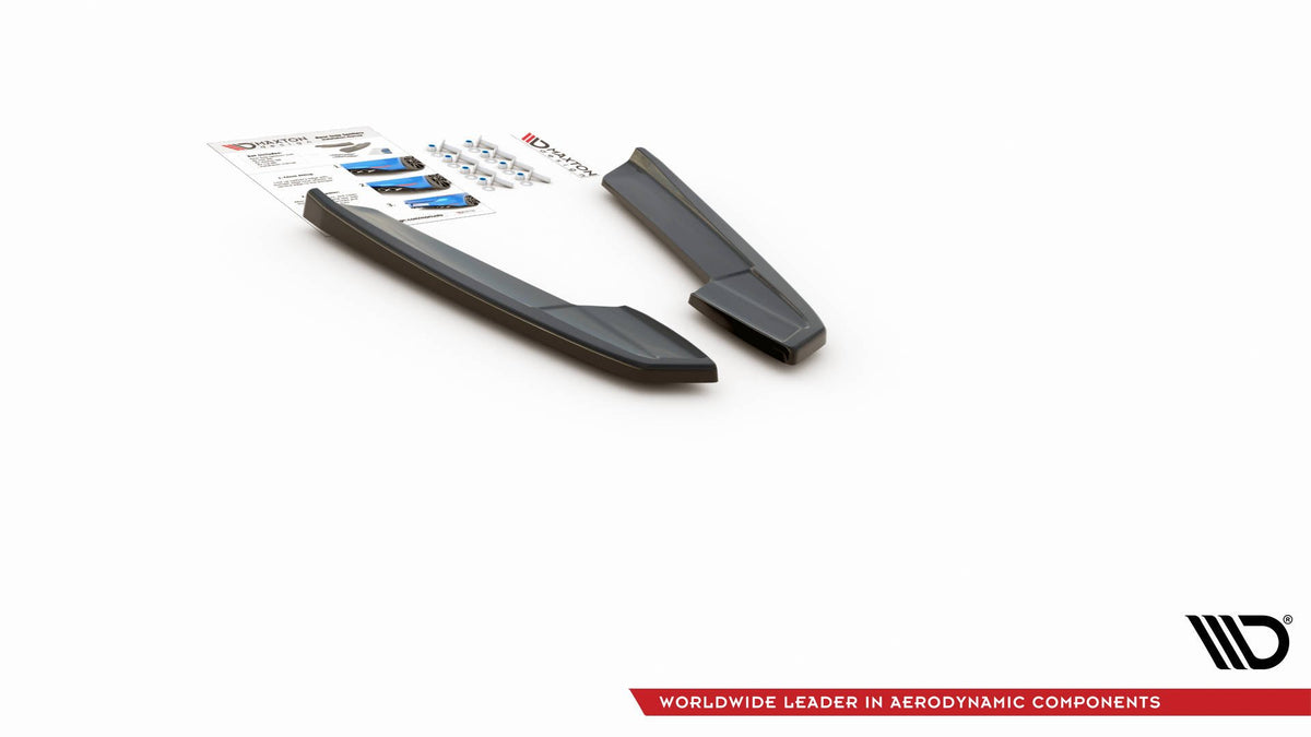 Rear Side Splitters V.1 suitable for Audi RS7 C8