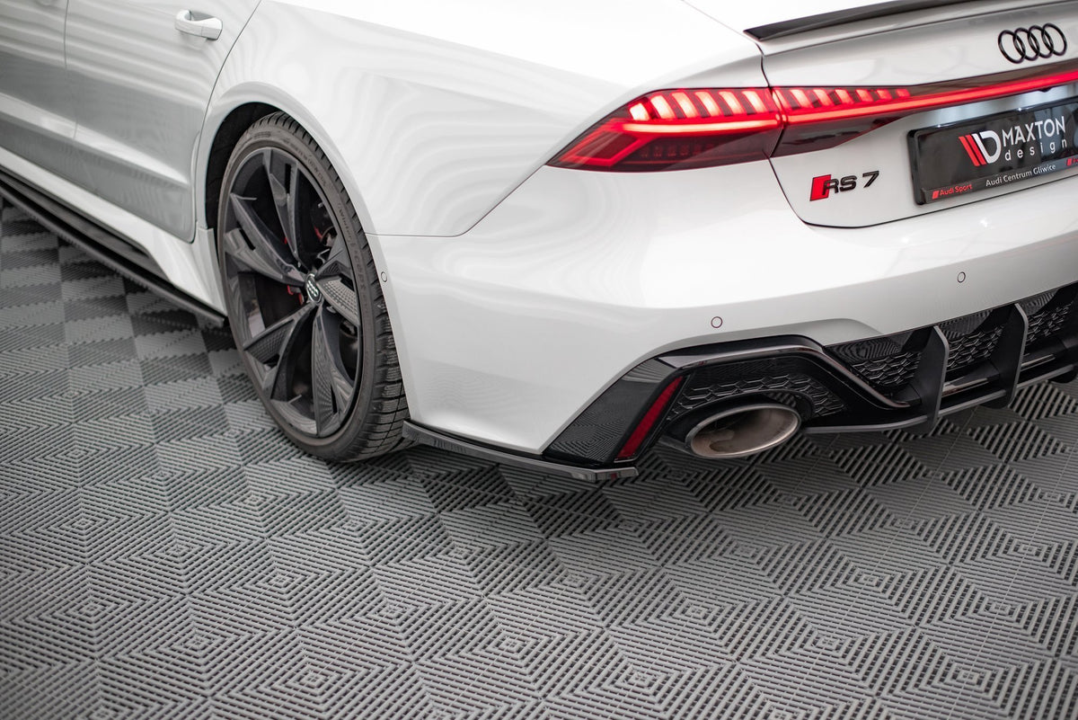 Rear Side Splitters V.1 suitable for Audi RS7 C8