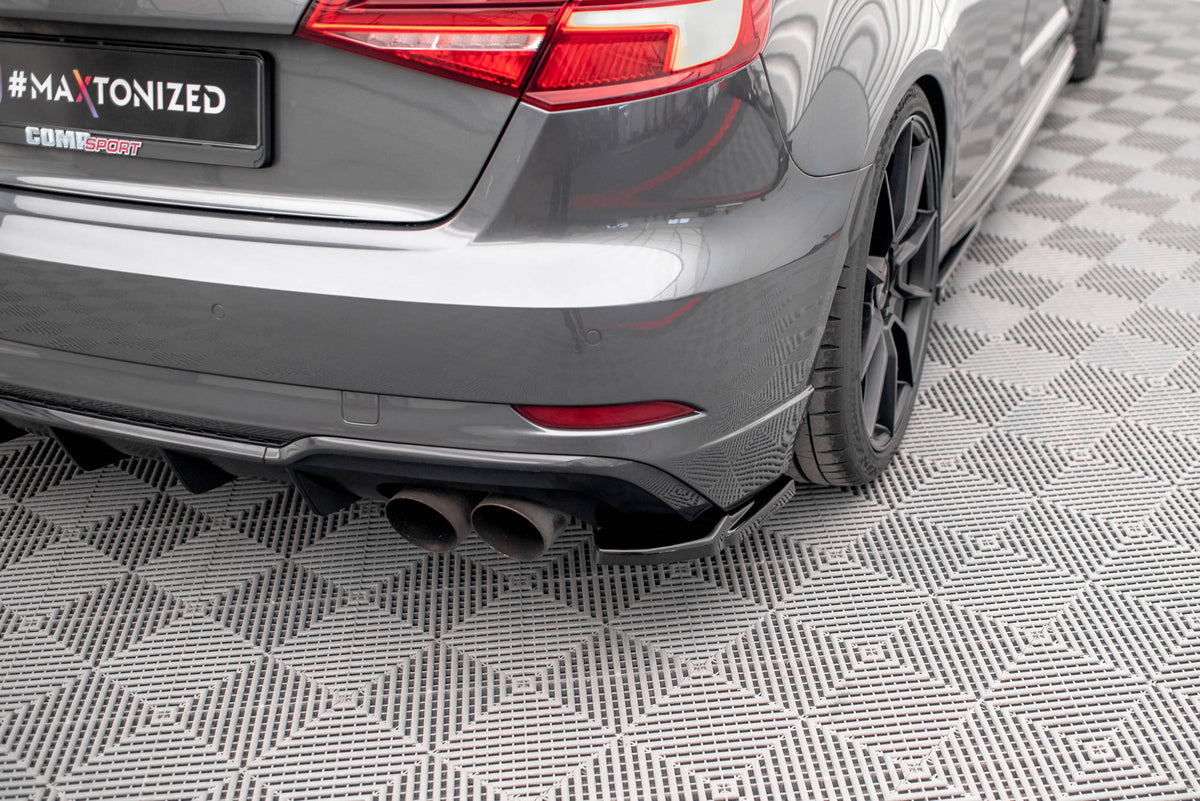 Rear Side Splitters V.1 suitable for Audi S3 Sportback 8V Facelift