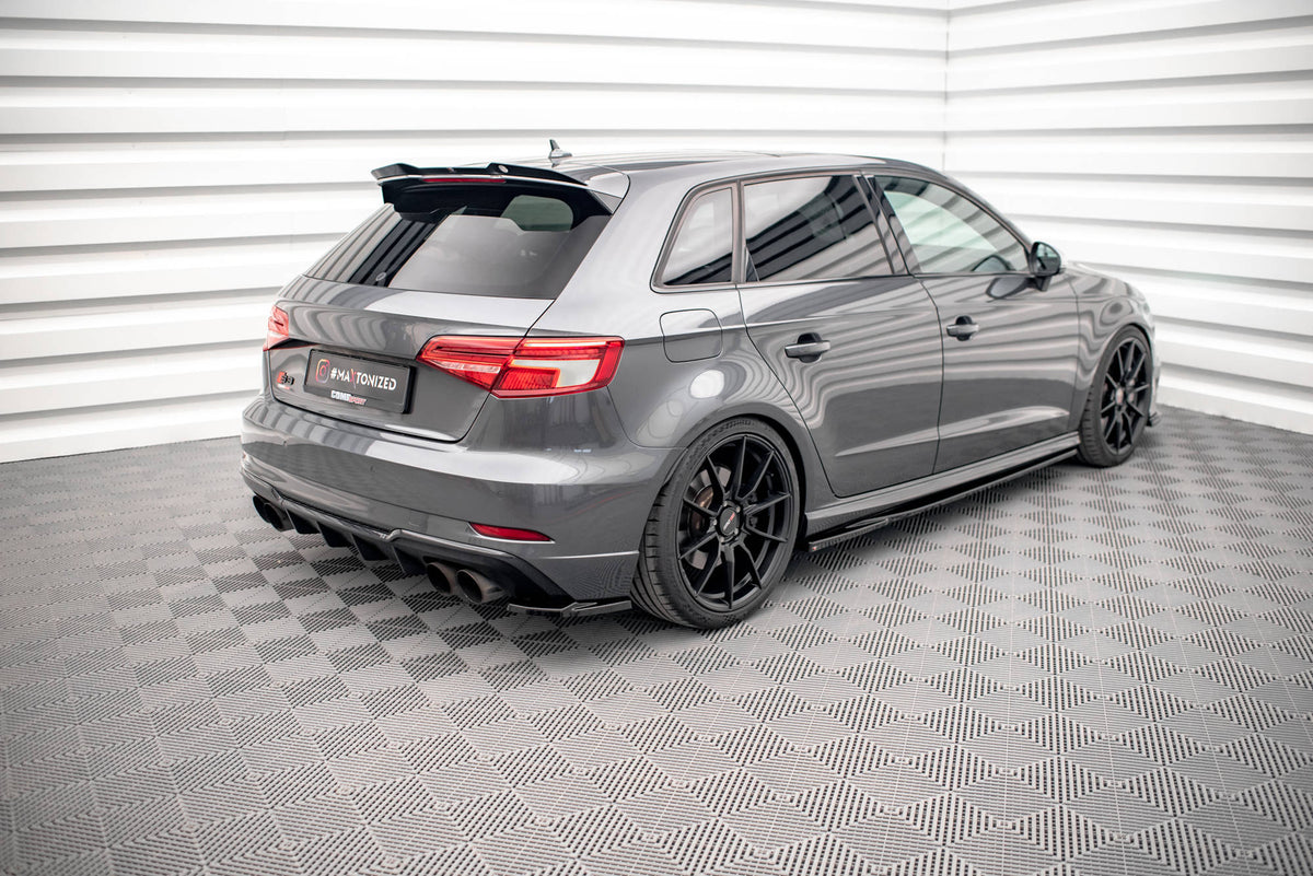 Rear Side Splitters V.1 suitable for Audi S3 Sportback 8V Facelift