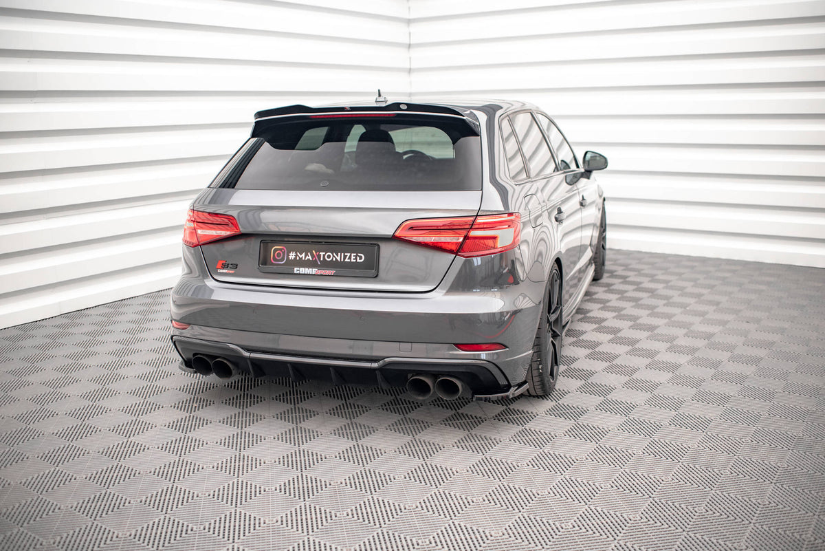 Rear Side Splitters V.1 suitable for Audi S3 Sportback 8V Facelift
