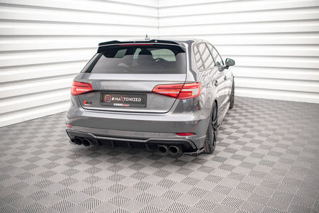Rear Side Splitters V.1 suitable for Audi S3 Sportback 8V Facelift
