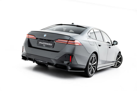 Rear Side Splitters V.1 suitable for BMW 5 / i5 M-Pack Sedan / Touring G60 / G61