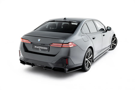 Rear Side Splitters V.1 suitable for BMW 5 / i5 M-Pack Sedan / Touring G60 / G61