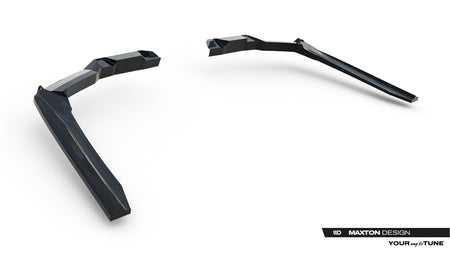 Rear Side Splitters V.1 suitable for BMW 5 / i5 M-Pack Sedan / Touring G60 / G61