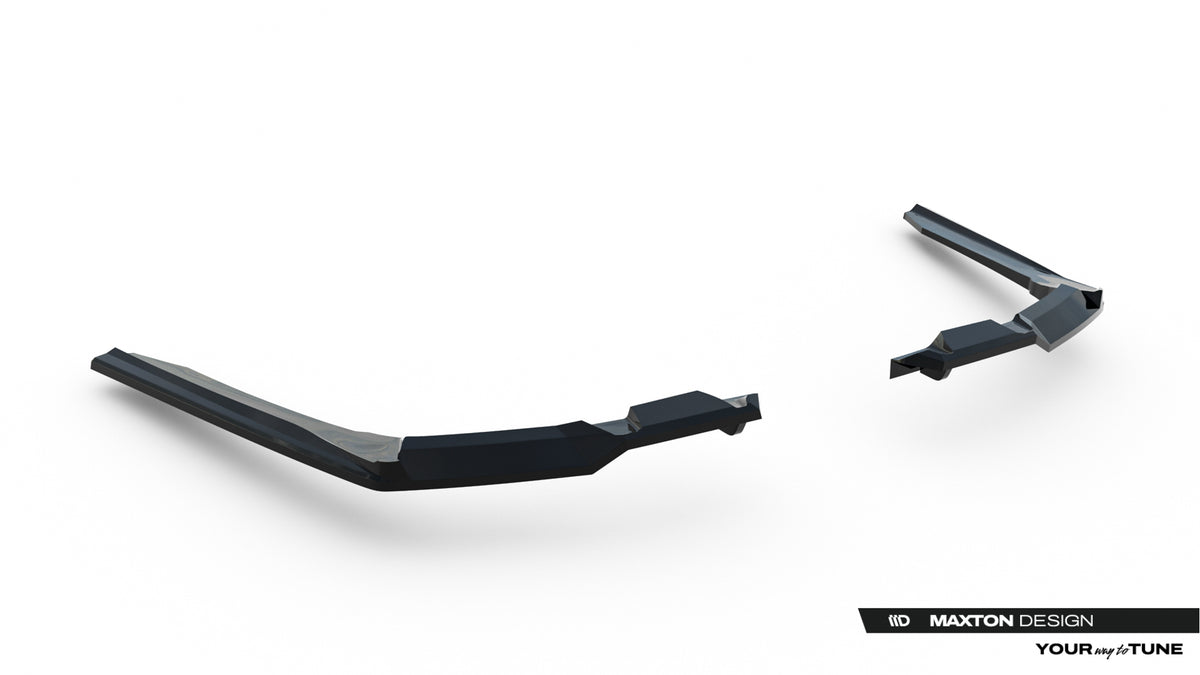 Rear Side Splitters V.1 suitable for BMW 5 / i5 M-Pack Sedan / Touring G60 / G61