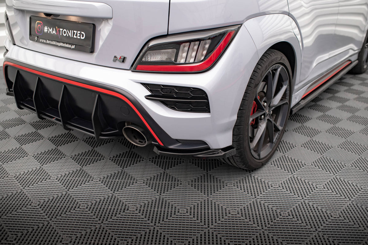 Rear Side Splitters V.1 suitable for Hyundai Kona Mk1
