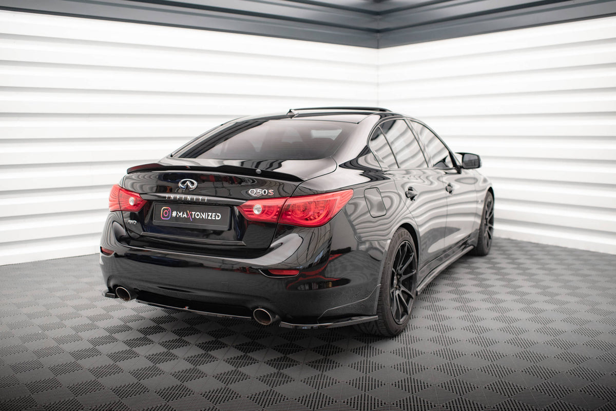 Rear Side Splitters V.1 suitable for Infiniti Q50 S Mk1