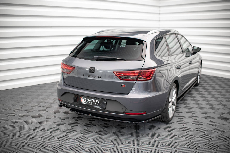 Rear Side Splitters V.1 suitable for Seat Leon FR Sportstourer Mk3