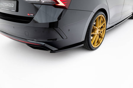 Rear Side Splitters V.1 suitable for Skoda Octavia RS Liftback / Combi Mk4 Facelift