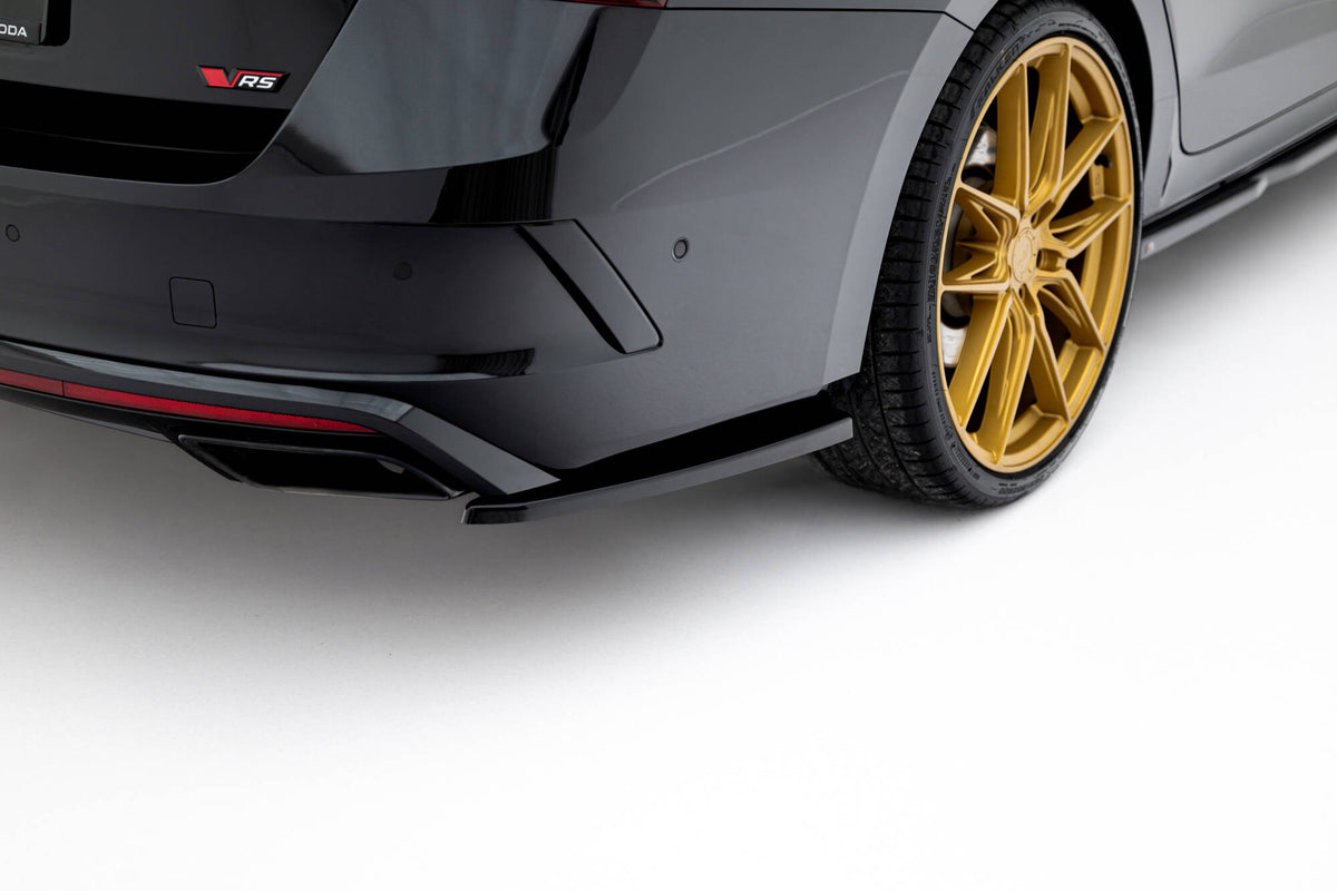 Rear Side Splitters V.1 suitable for Skoda Octavia RS Liftback / Combi Mk4 Facelift