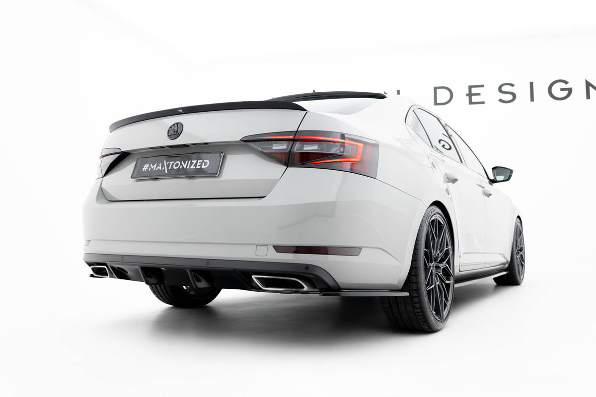 Rear Side Splitters V.1 suitable for Skoda Superb Liftback / Combi Mk3