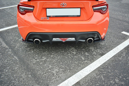 Rear Side Splitters V.1 suitable for Toyota GT86 Facelift