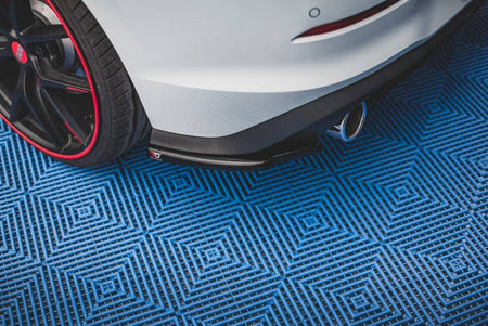 Rear Side Splitters V.1 suitable for Volkswagen Golf GTI / GTE Mk8