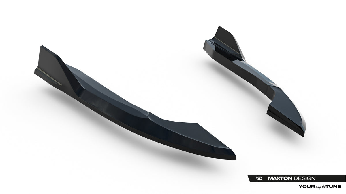Rear Side Splitters V.1 suitable for Volkswagen Golf R Variant Mk8 / Mk8 Facelift