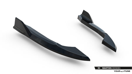 Rear Side Splitters V.1 suitable for Volkswagen Golf R Variant Mk8 / Mk8 Facelift