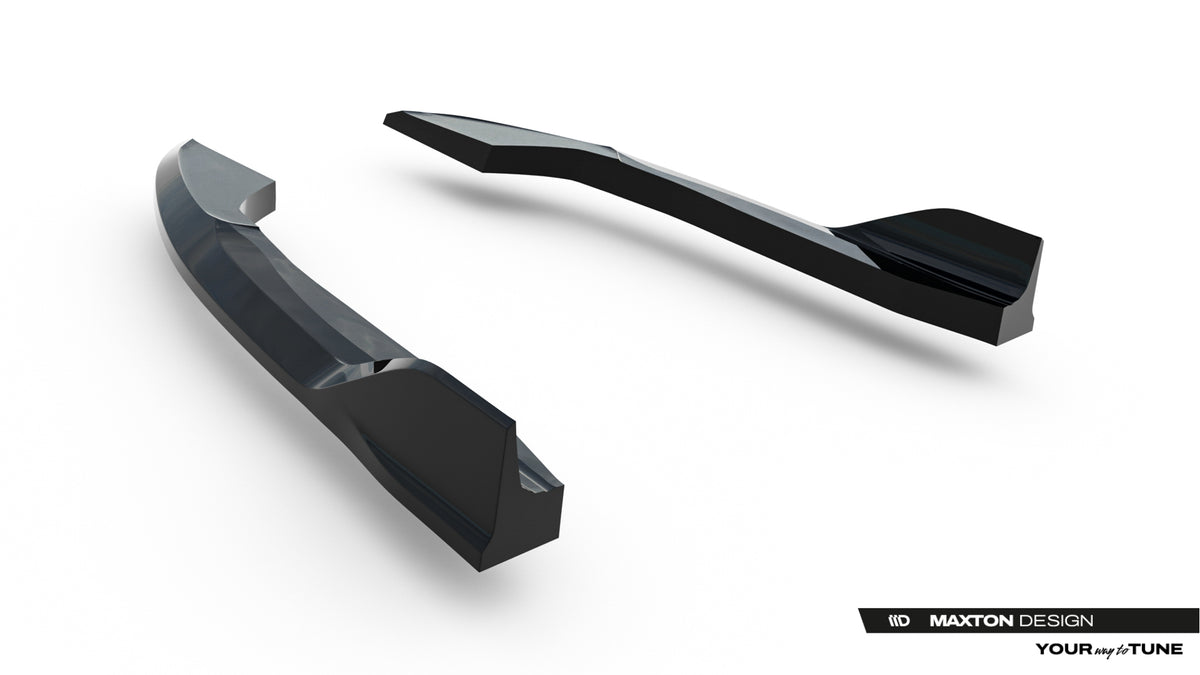 Rear Side Splitters V.1 suitable for Volkswagen Golf R Variant Mk8 / Mk8 Facelift