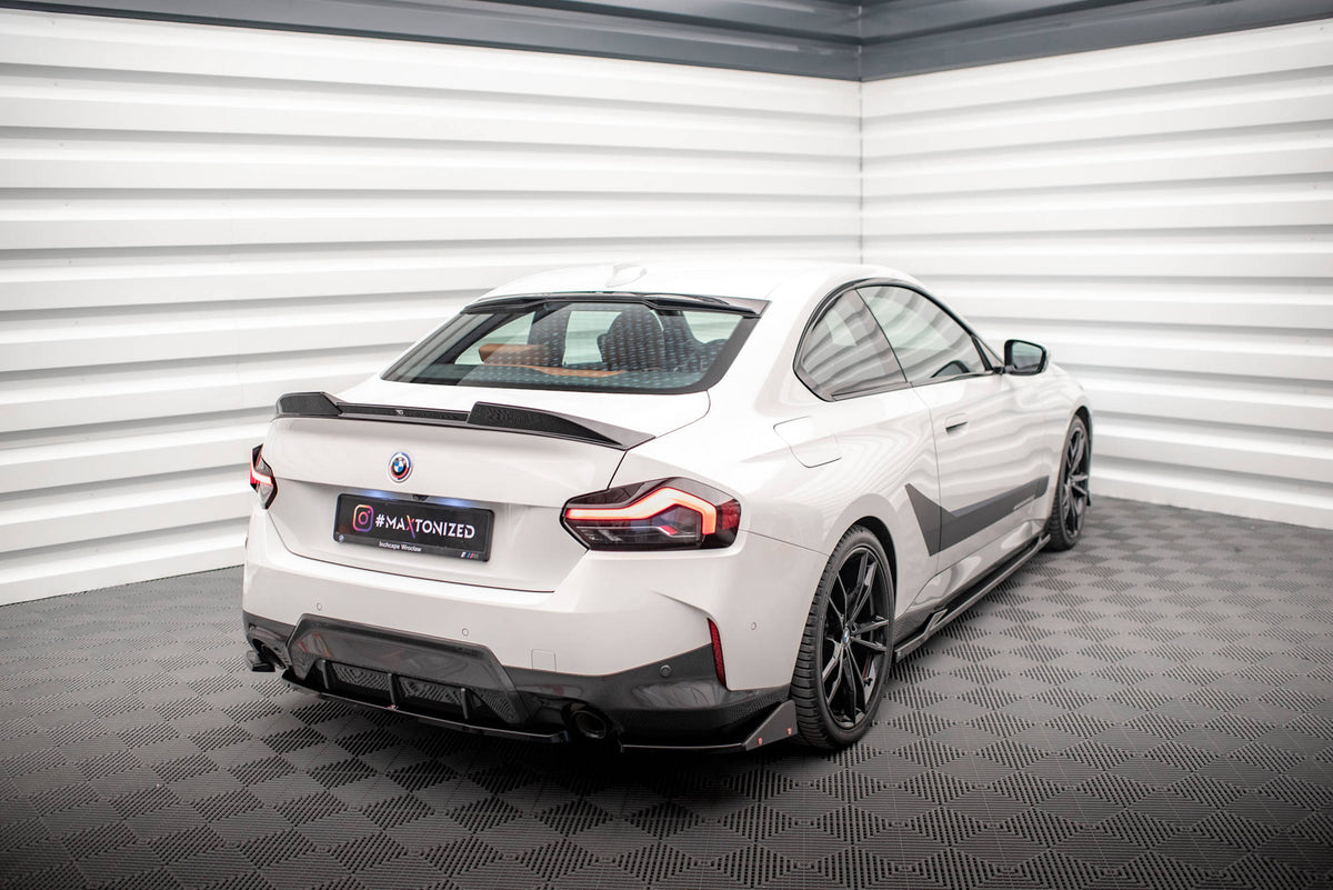 Rear Side Splitters V.2 + Flaps suitable for BMW 2 Coupe M-Pack G42
