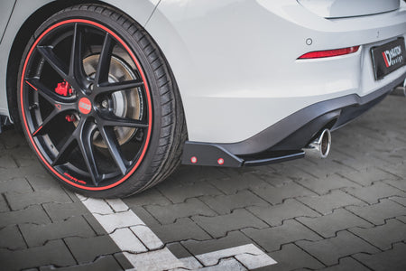 Rear Side Splitters V.2 + Flaps suitable for Volkswagen Golf GTI / GTE Mk8