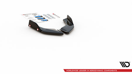 Rear Side Splitters V.2 + Flaps suitable for Volkswagen Golf GTI / GTE Mk8