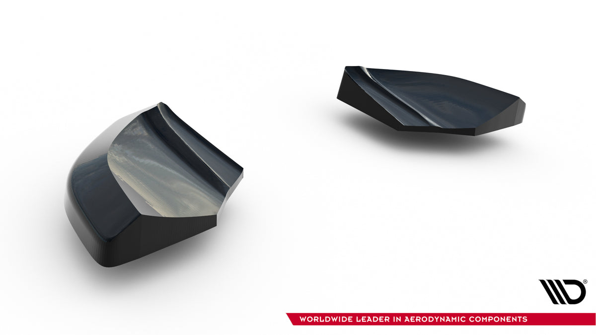 Rear Side Splitters V.2 suitable for Abarth 500 Mk1