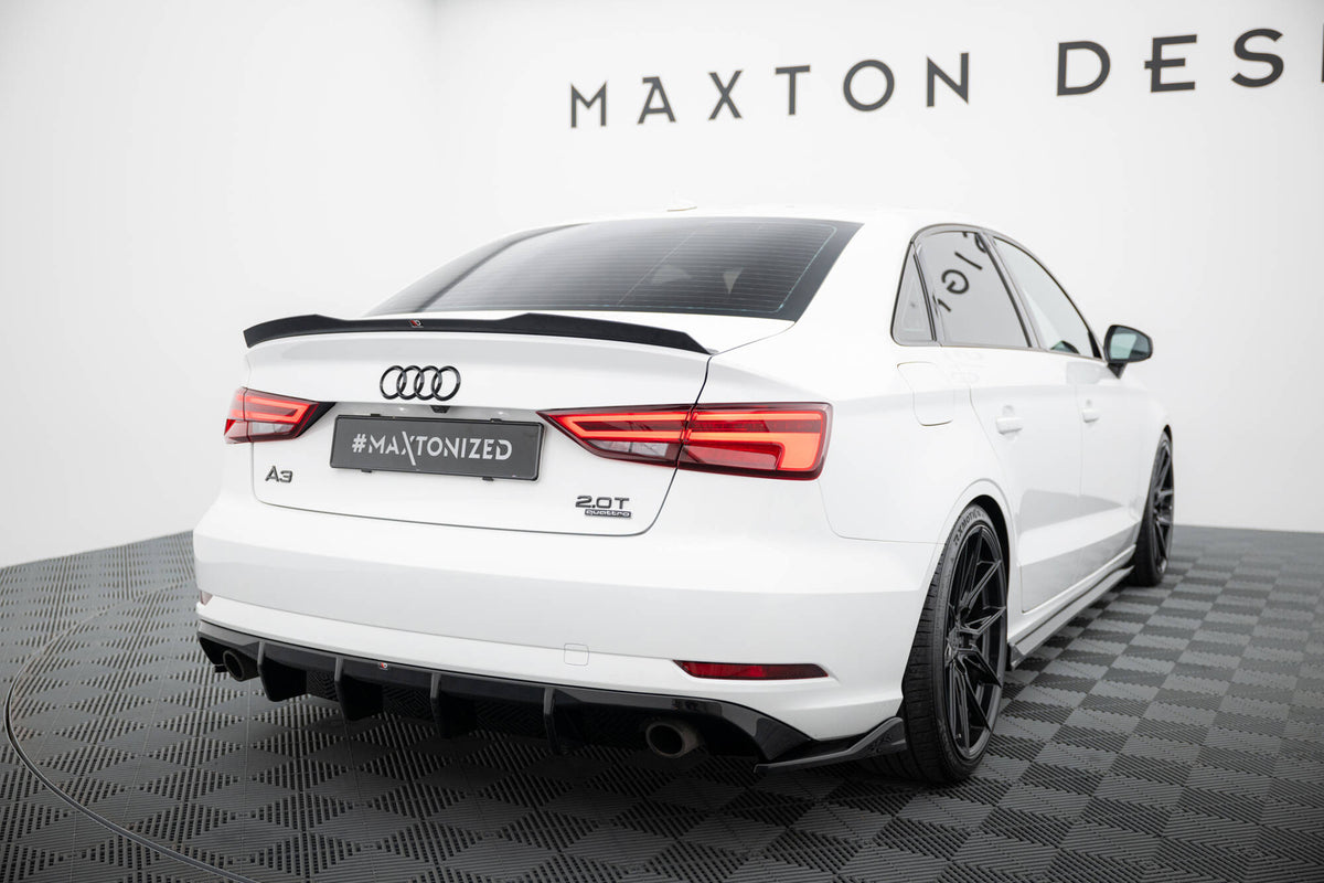 Rear Side Splitters V.2 suitable for Audi A3 Sedan 8V Facelift