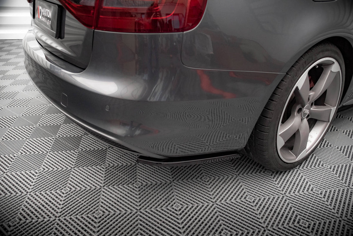 Rear Side Splitters V.2 suitable for Audi A4 S-Line Avant B8 Facelift