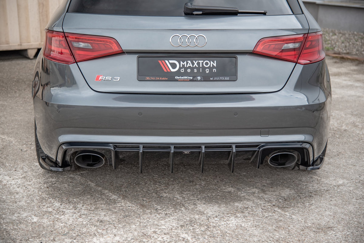 Rear Side Splitters V.2 suitable for Audi RS3 8V Sportback